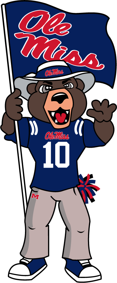 Mississippi Rebels 2010-2018 Mascot Logo v2 t shirts iron on transfers